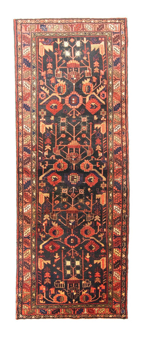 Perserteppich - Nomadic 310 x 110 cm - blau
