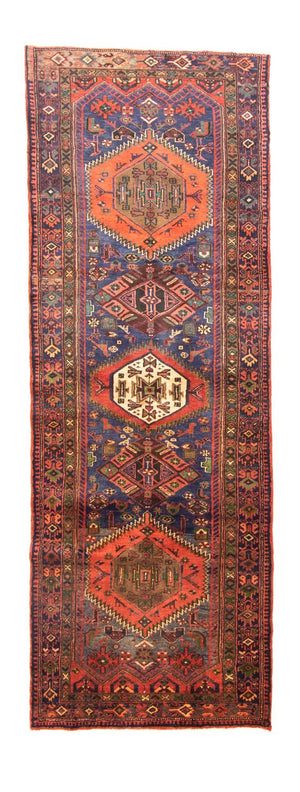 Perserteppich - Nomadic 297 x 102 cm - blau