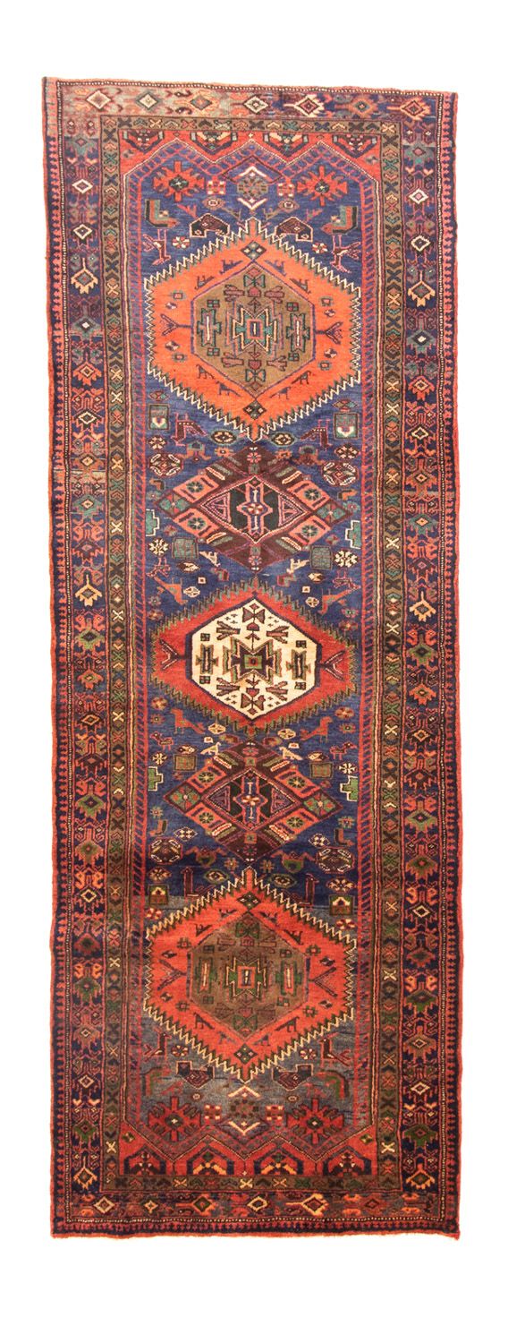 Perserteppich - Nomadic 297 x 102 cm - blau