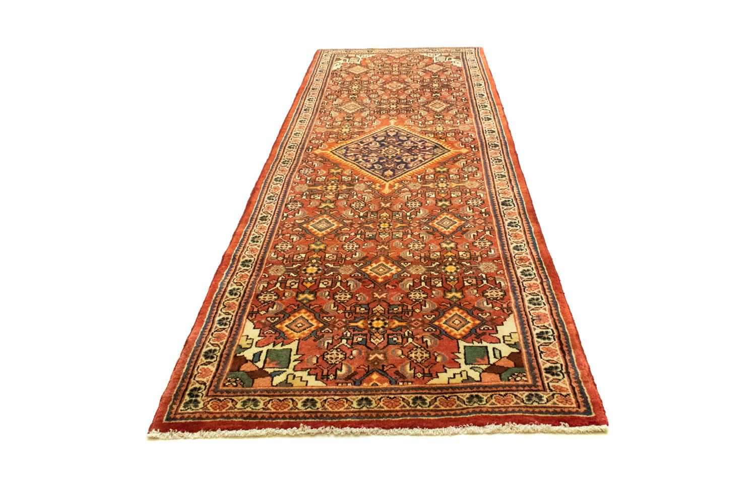 Perserteppich - Nomadic 322 x 100 cm - gold