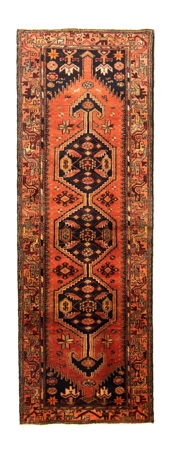 Perserteppich - Nomadic 307 x 100 cm - blau