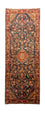 Perserteppich - Nomadic 289 x 100 cm - blau