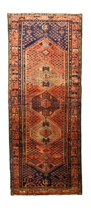 Perserteppich - Nomadic 280 x 107 cm - blau