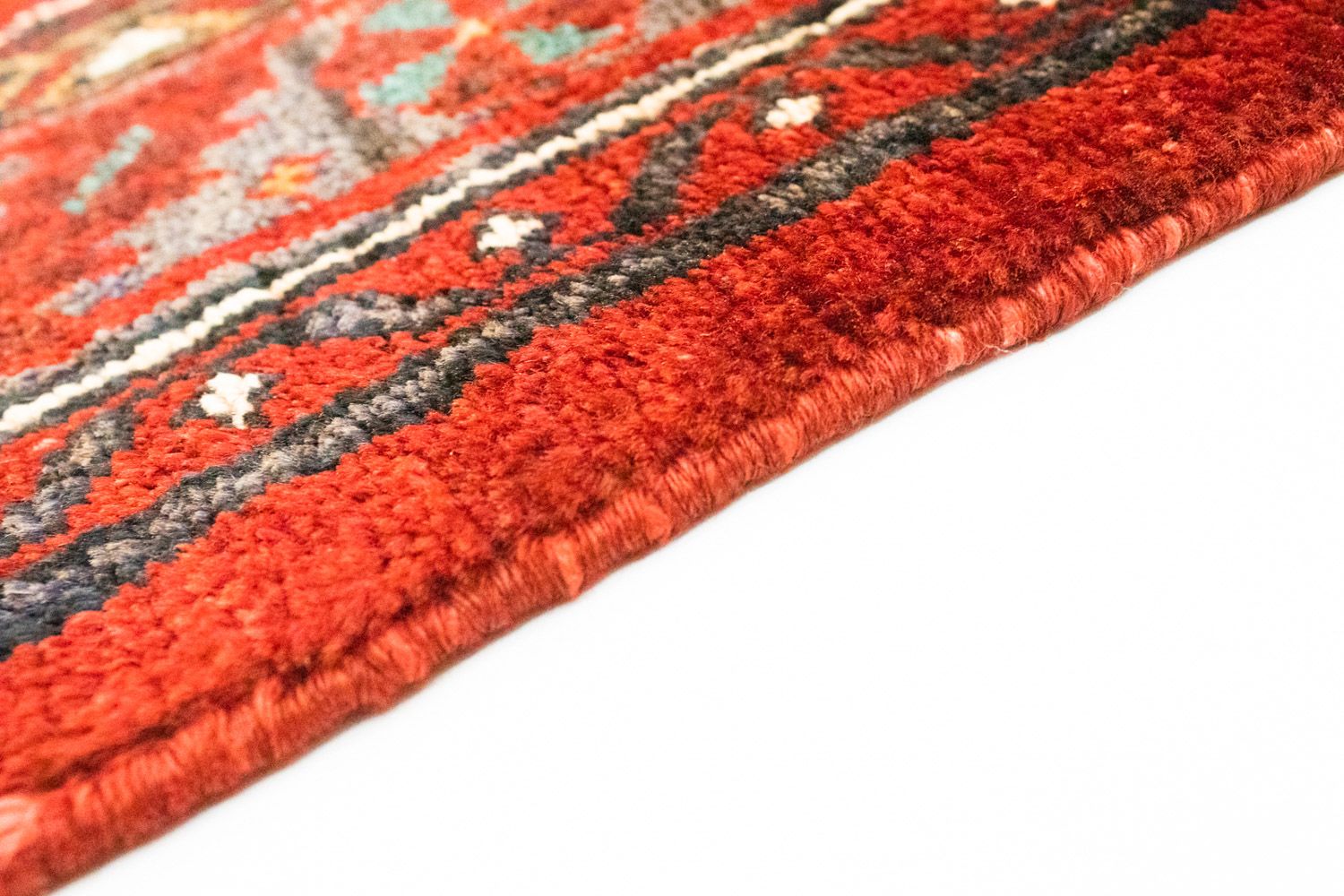 Perserteppich - Nomadic 295 x 110 cm - orange