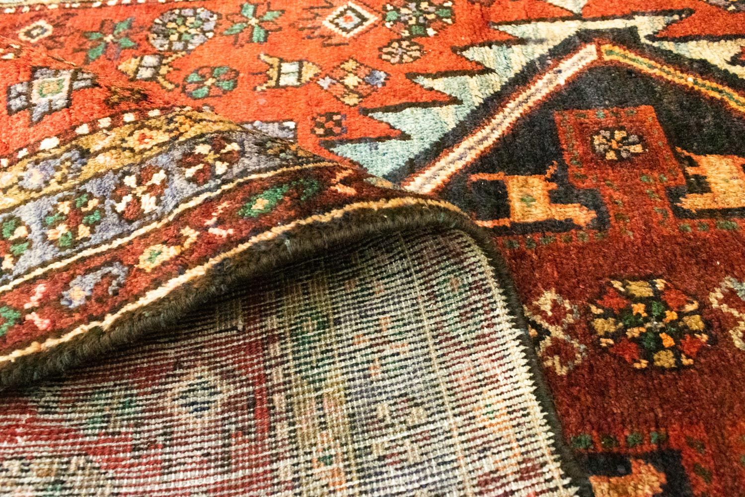Perserteppich - Nomadic 300 x 114 cm - orange