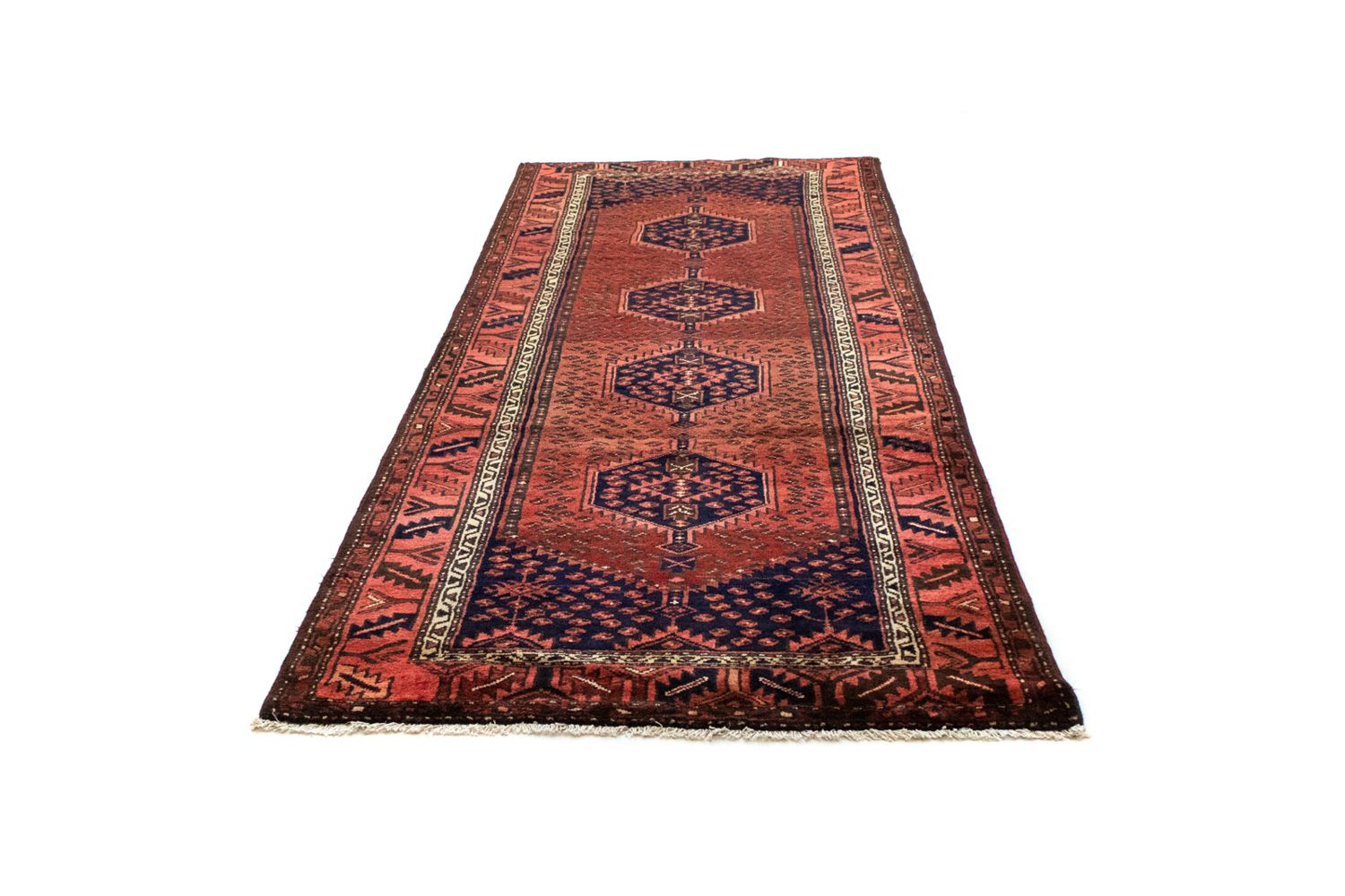 Perserteppich - Nomadic 315 x 120 cm - blau
