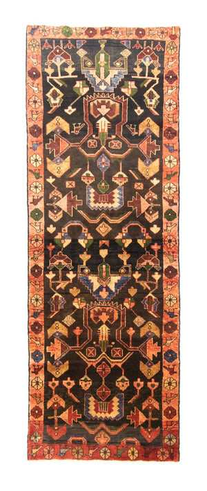 Perserteppich - Nomadic 296 x 105 cm - blau