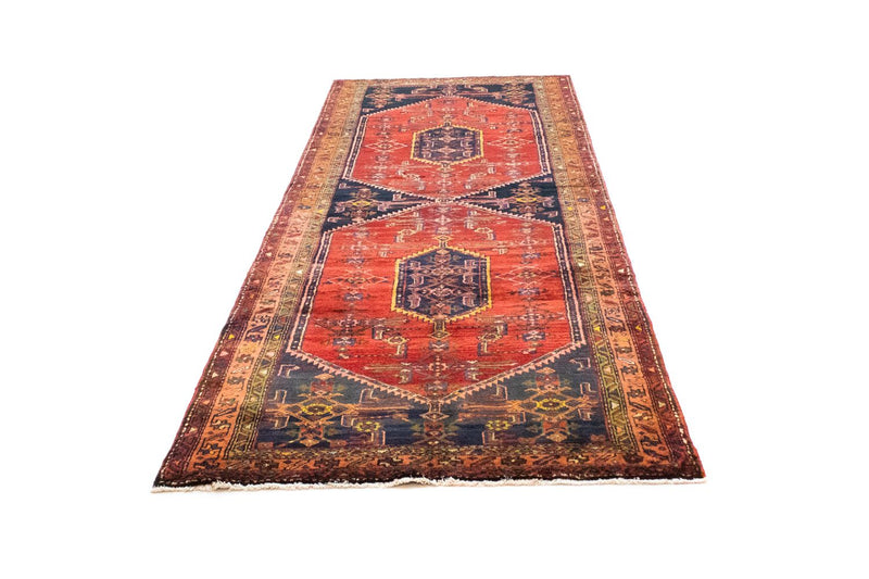 Perserteppich - Nomadic 305 x 112 cm - blau