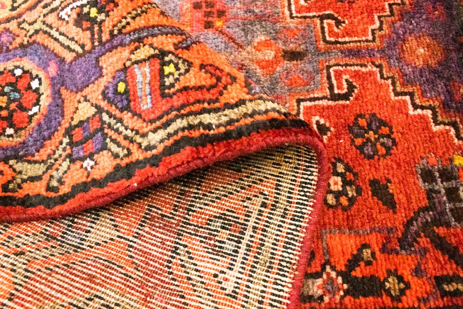 Perserteppich - Nomadic 297 x 102 cm - rot
