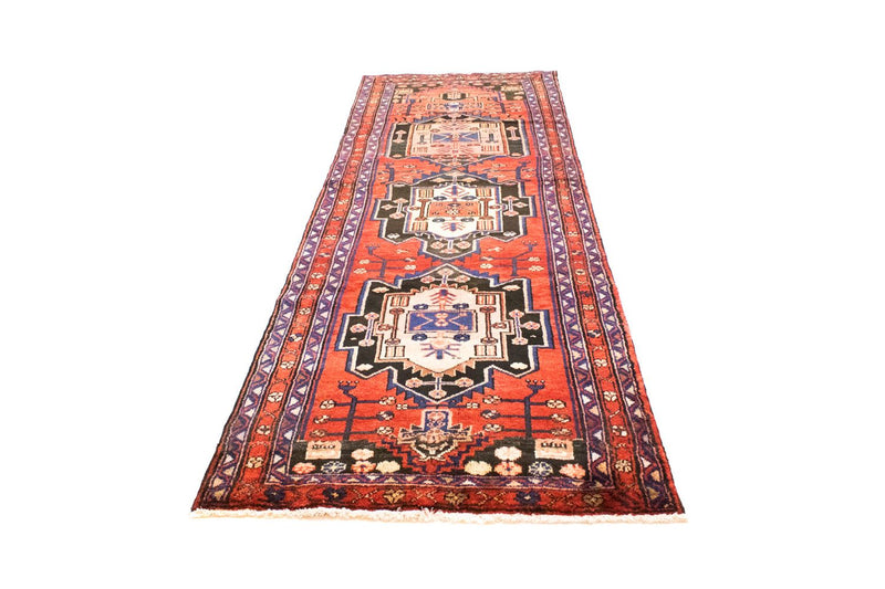 Perserteppich - Nomadic 312 x 106 cm - rot