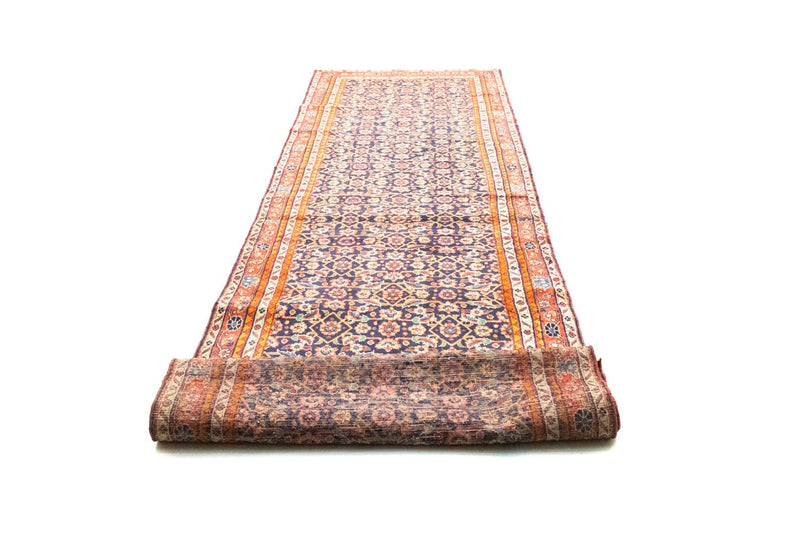 Perserteppich - Nomadic 400 x 108 cm - blau