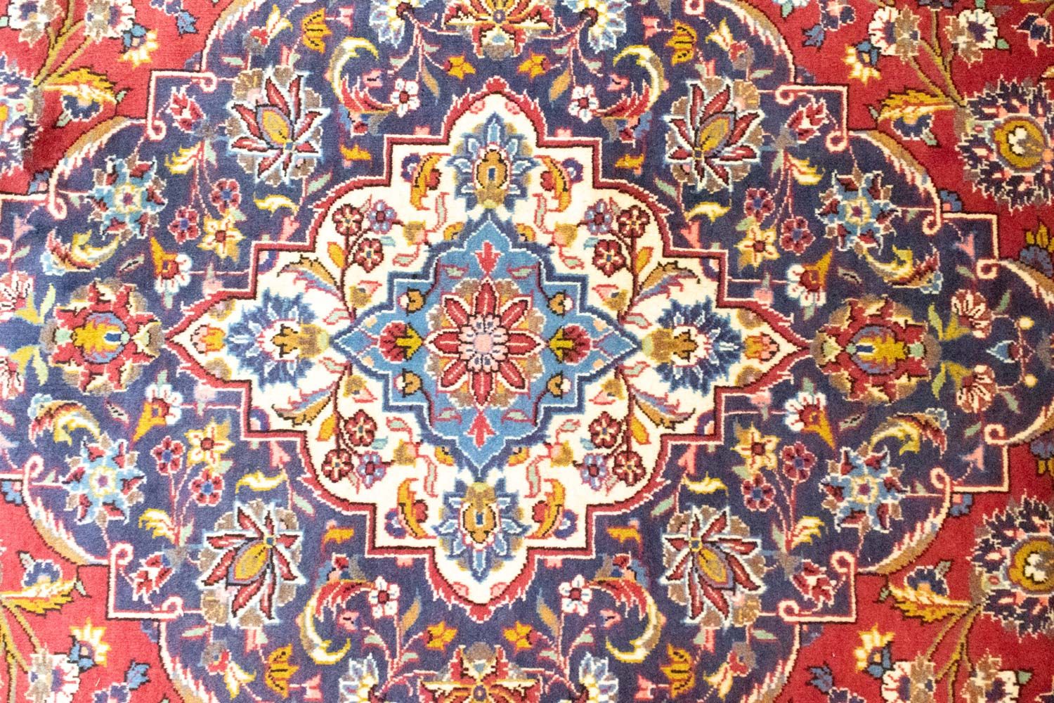 Perserteppich - Keshan 401 x 304 cm - rot