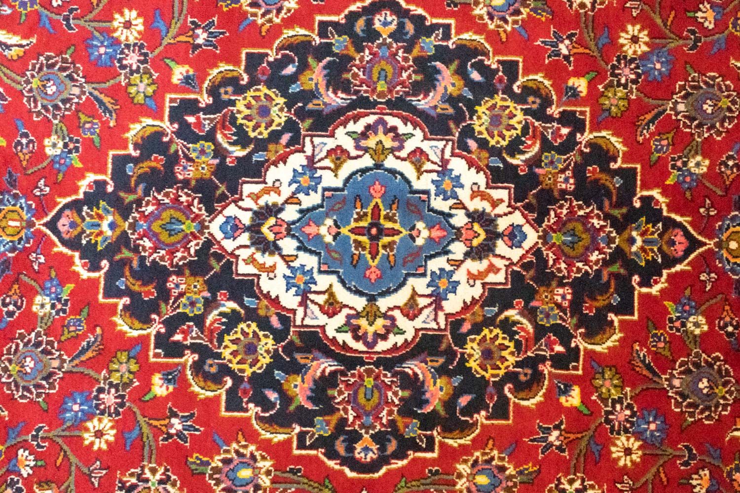 Perserteppich - Keshan 344 x 246 cm - rot