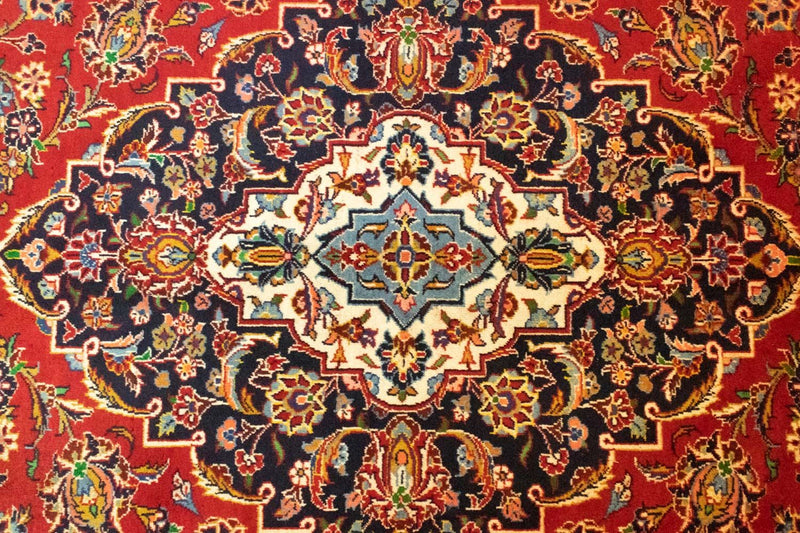 Perserteppich - Keshan 398 x 298 cm - rot