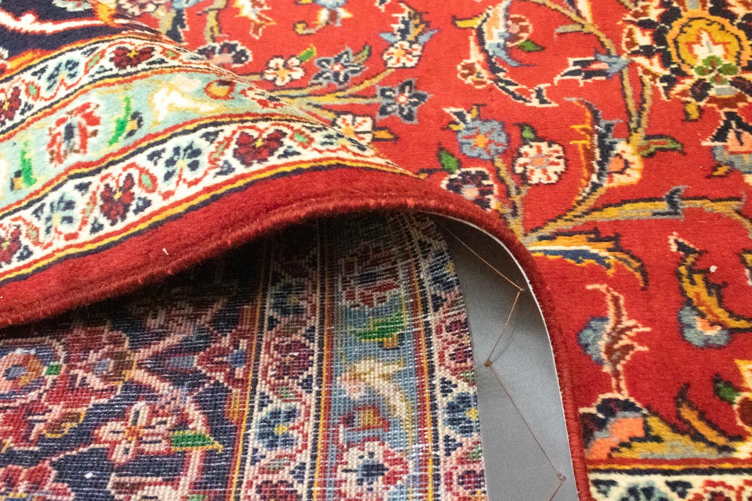 Perserteppich - Keshan 398 x 298 cm - rot