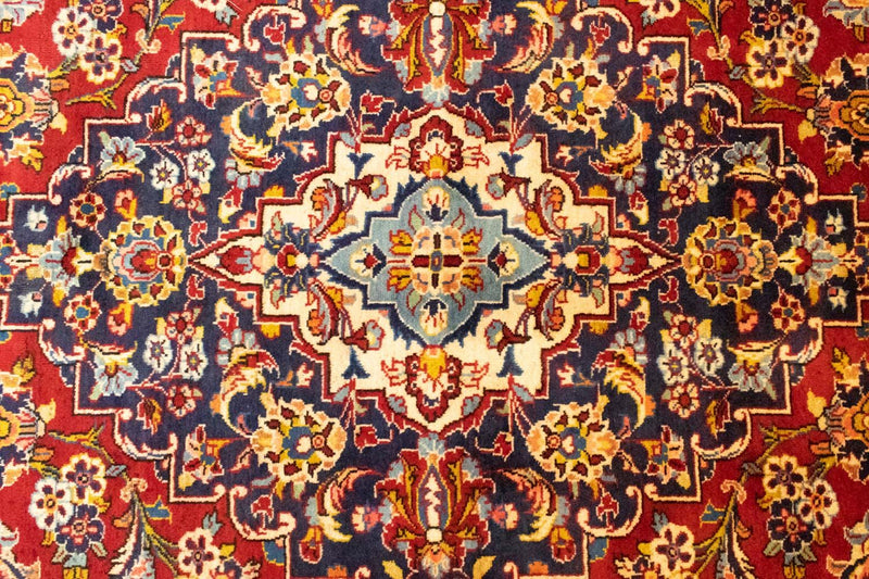 Perserteppich - Keshan 402 x 297 cm - rot