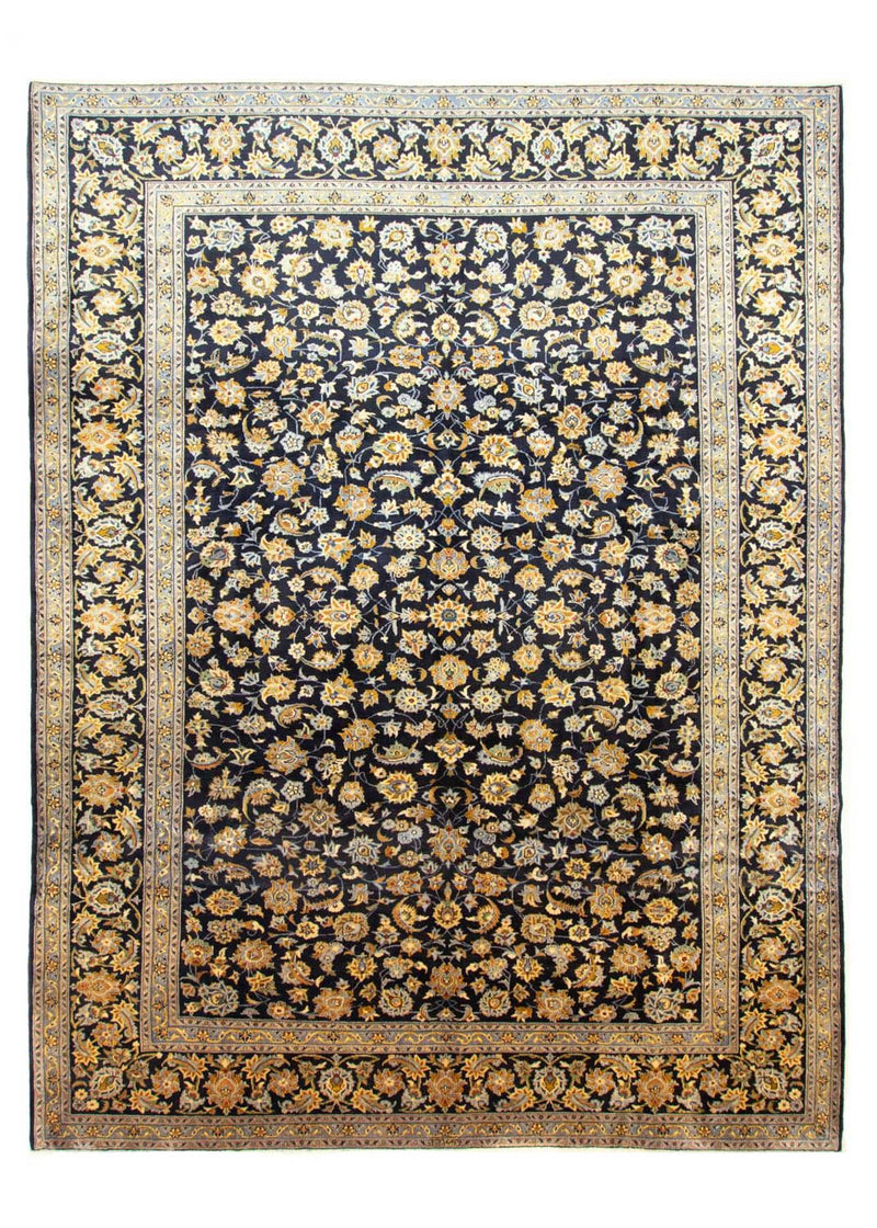 Perserteppich - Keshan 410 x 311 cm - blau