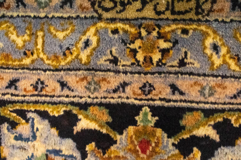 Perserteppich - Keshan 410 x 311 cm - blau
