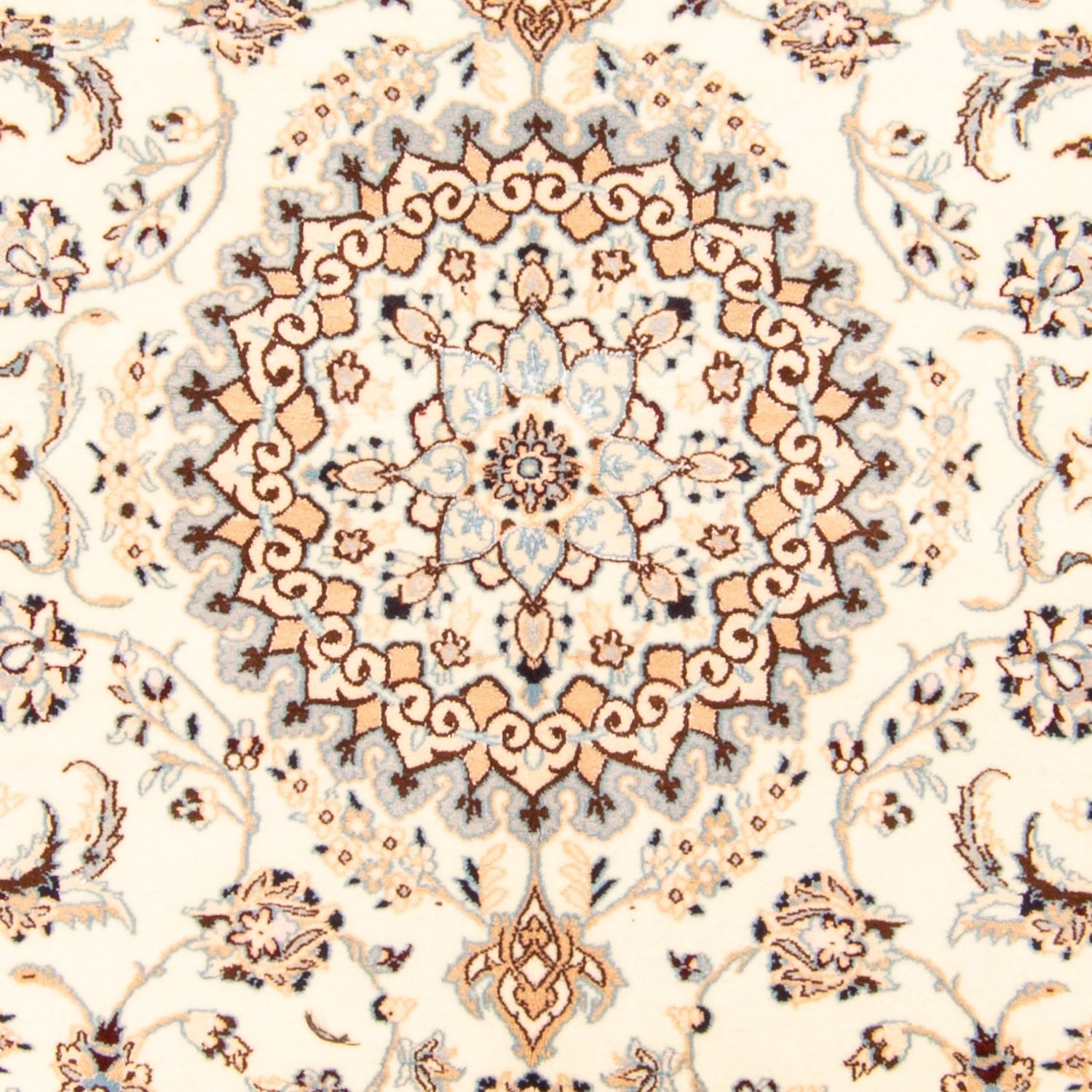 Perserteppich - Nain - Royal 255 x 165 cm Wohnzimmer Teppich