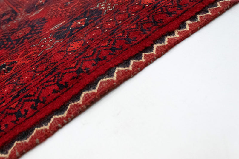 Afghan Teppich - Buchara 298 x 200 cm - dunkelrot