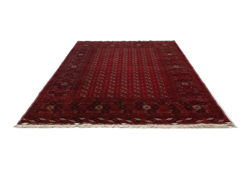 Afghan Teppich - Buchara 298 x 200 cm - dunkelrot
