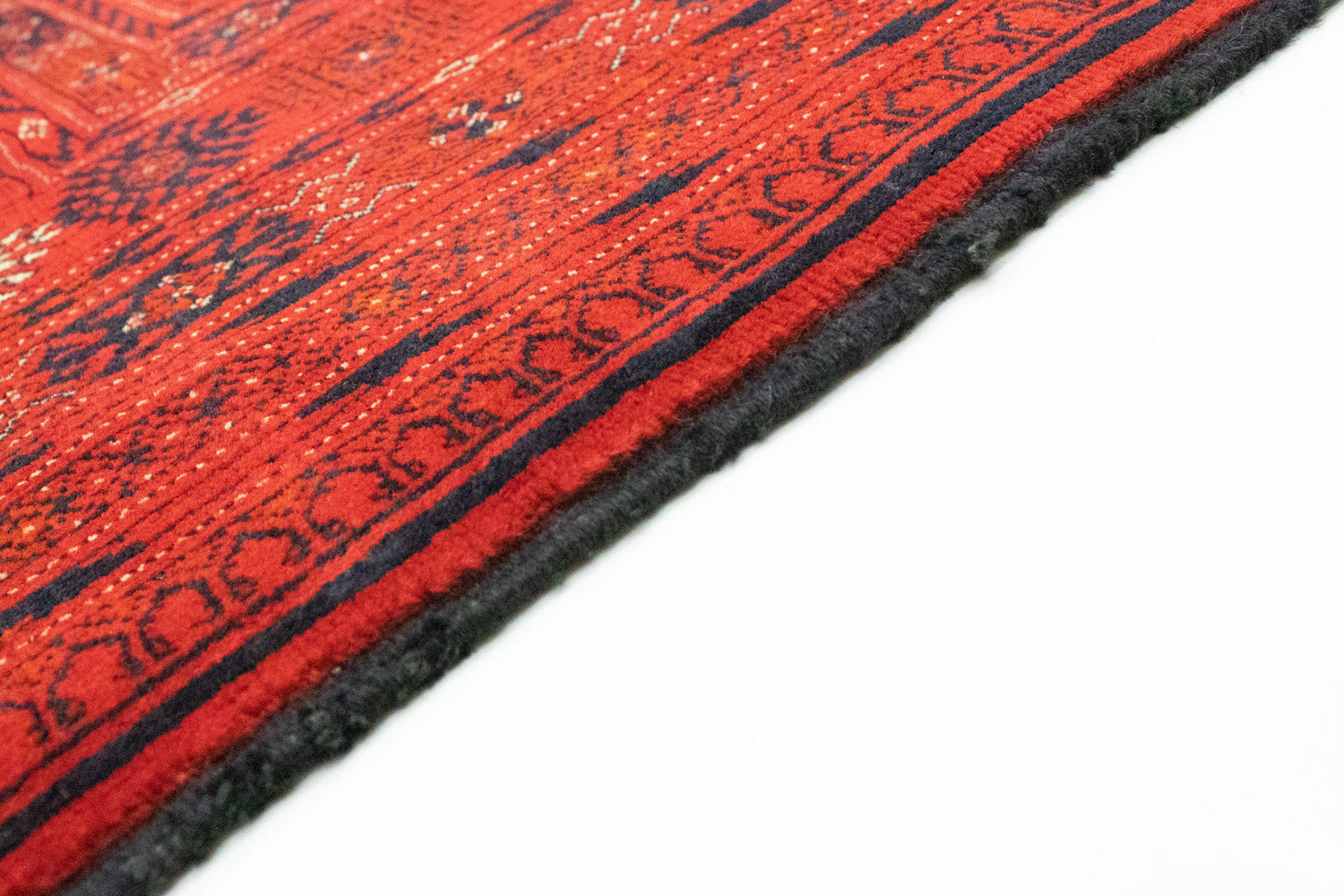 Afghan Teppich - Buchara 288 x 202 cm - dunkelrot