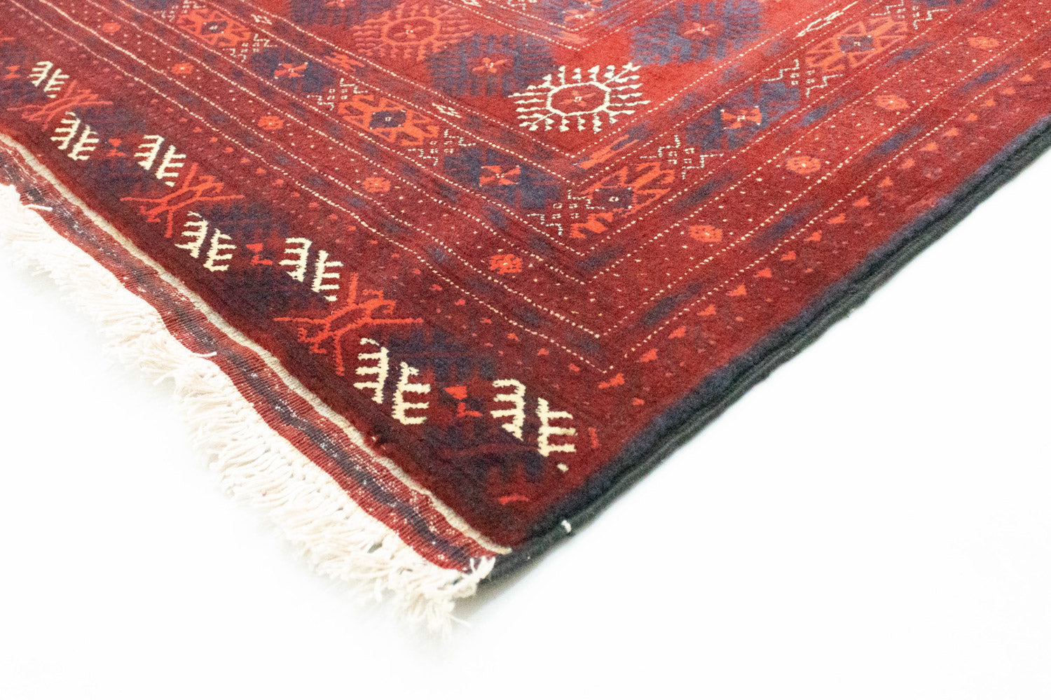 Afghan Teppich - Buchara 297 x 198 cm - dunkelbraun