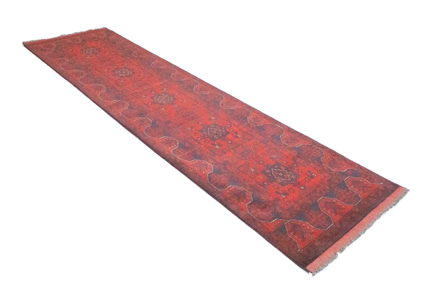 Afghan Teppich - Kunduz 297 x 79 cm