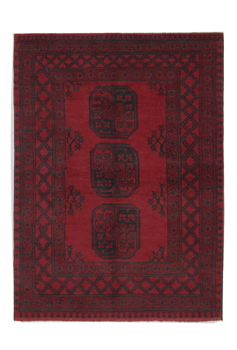 Afghan Teppich - Filpa 139 x 102 cm - rot