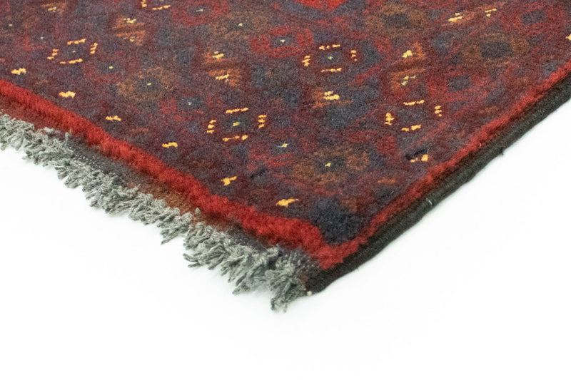 Afghan Teppich - Kunduz 125 x 78 cm - rot