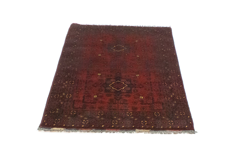 Afghan Teppich - Kunduz 125 x 78 cm - rot