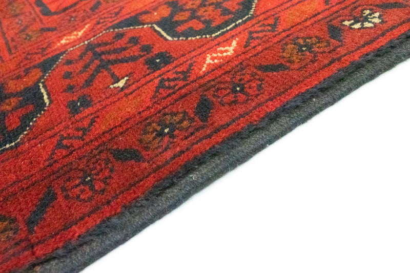 Afghan Teppich - Kunduz 156 x 105 cm - rot