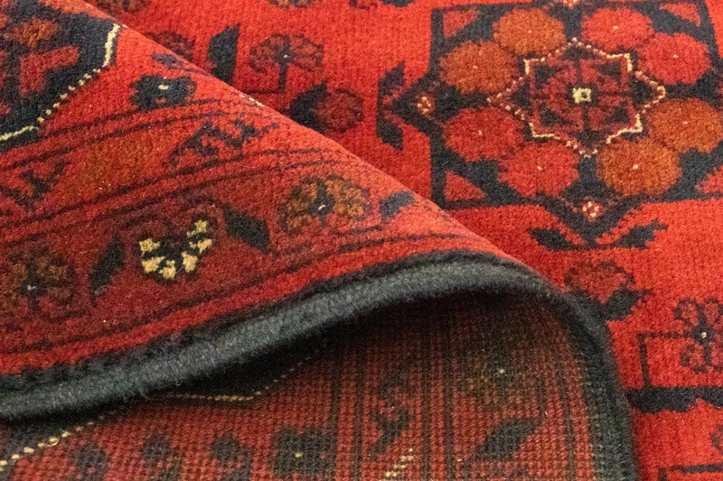 Afghan Teppich - Kunduz 156 x 105 cm - rot