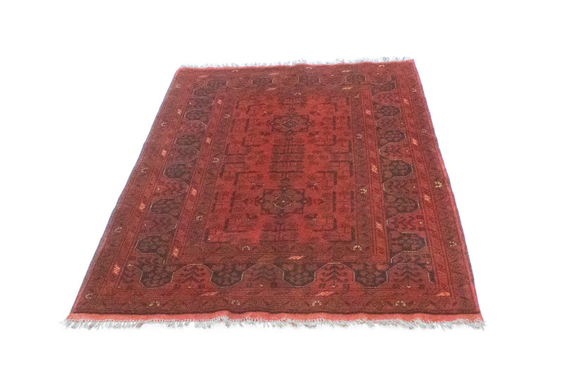Afghan Teppich - Kunduz 156 x 105 cm - rot