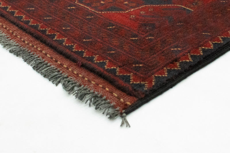 Afghan Teppich - Kunduz 147 x 100 cm - rot
