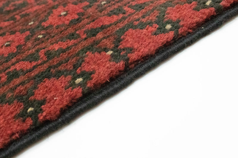 Afghan Teppich - Filpa 391 x 299 cm - dunkelrot
