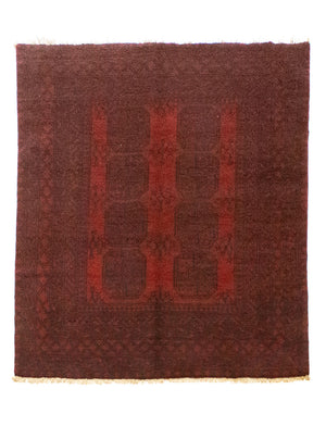 Afghan Teppich - Filpa 194 x 152 cm - rot