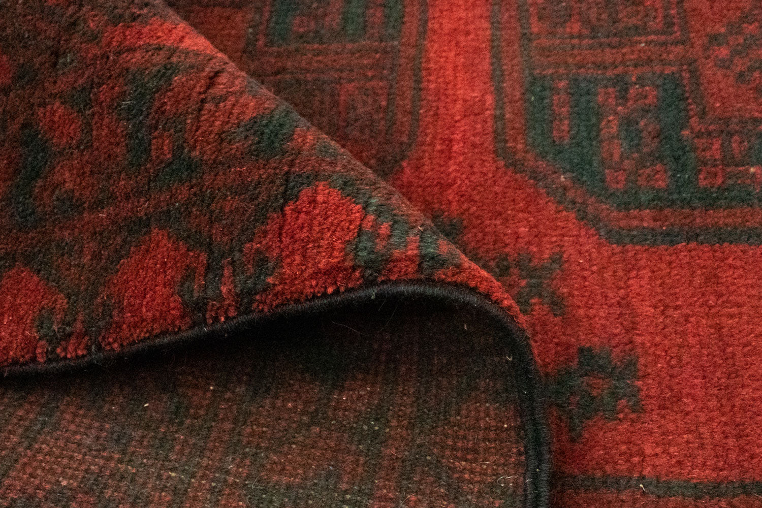 Afghan Teppich - Filpa 193 x 147 cm - rot