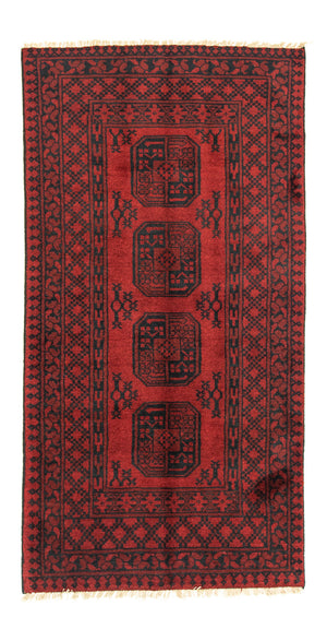 Afghan Teppich - Filpa 198 x 96 cm - rot