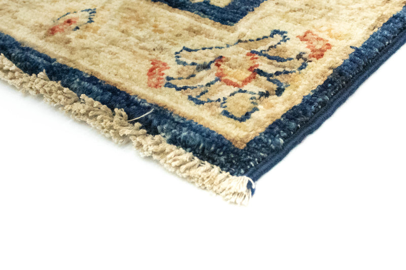 Ziegler Teppich 98 x 52 cm - dunkelblau