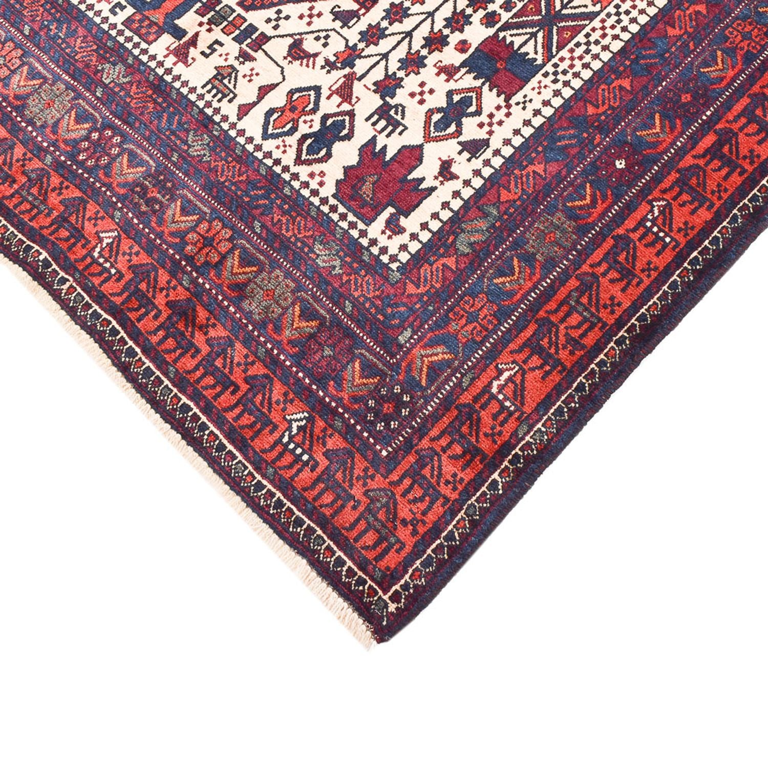 Belutsch Teppich - 210 x 153 cm - creme