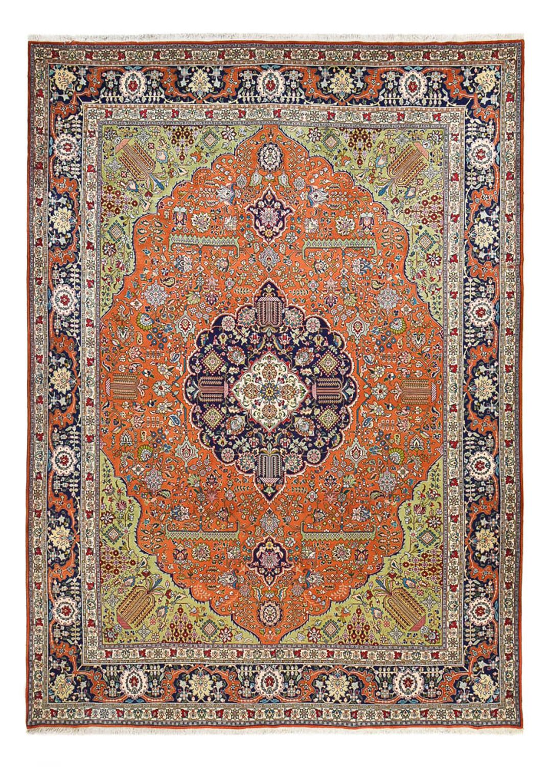 Perserteppich - Täbriz - Royal - 408 x 293 cm - orange