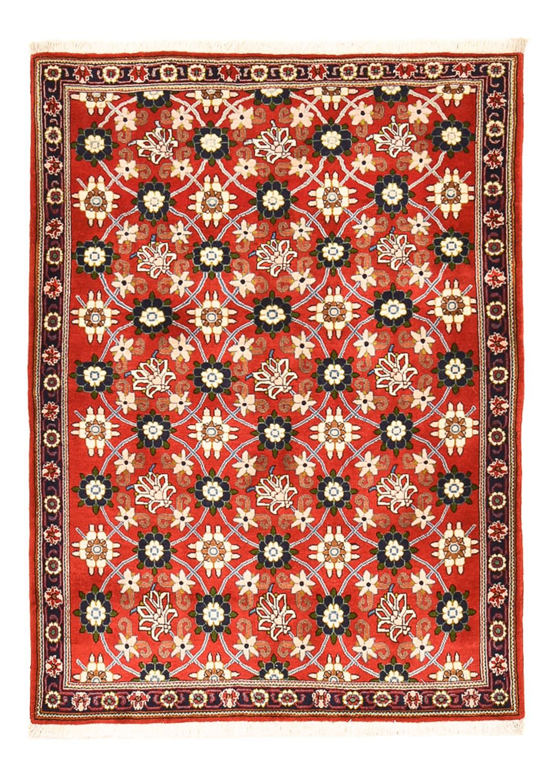 Perserteppich - Nomadic - 154 x 108 cm - mehrfarbig