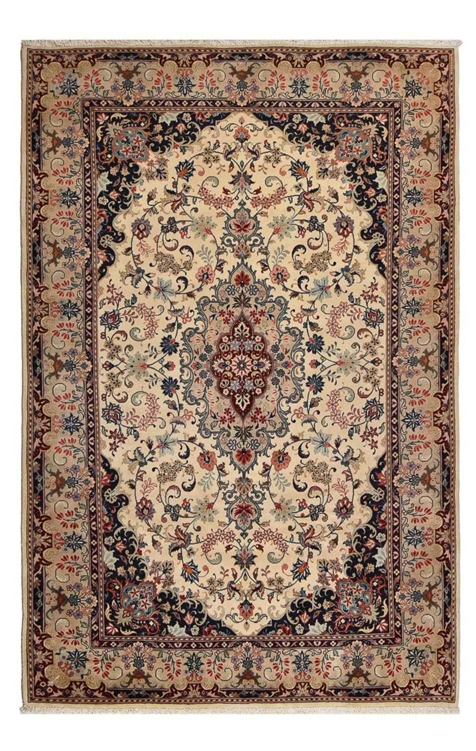 Perserteppich - Keshan - 302 x 197 cm - beige