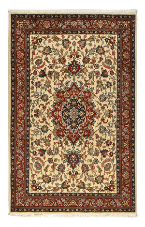 Perserteppich - Ghom - Royal - 202 x 131 cm - hellbeige