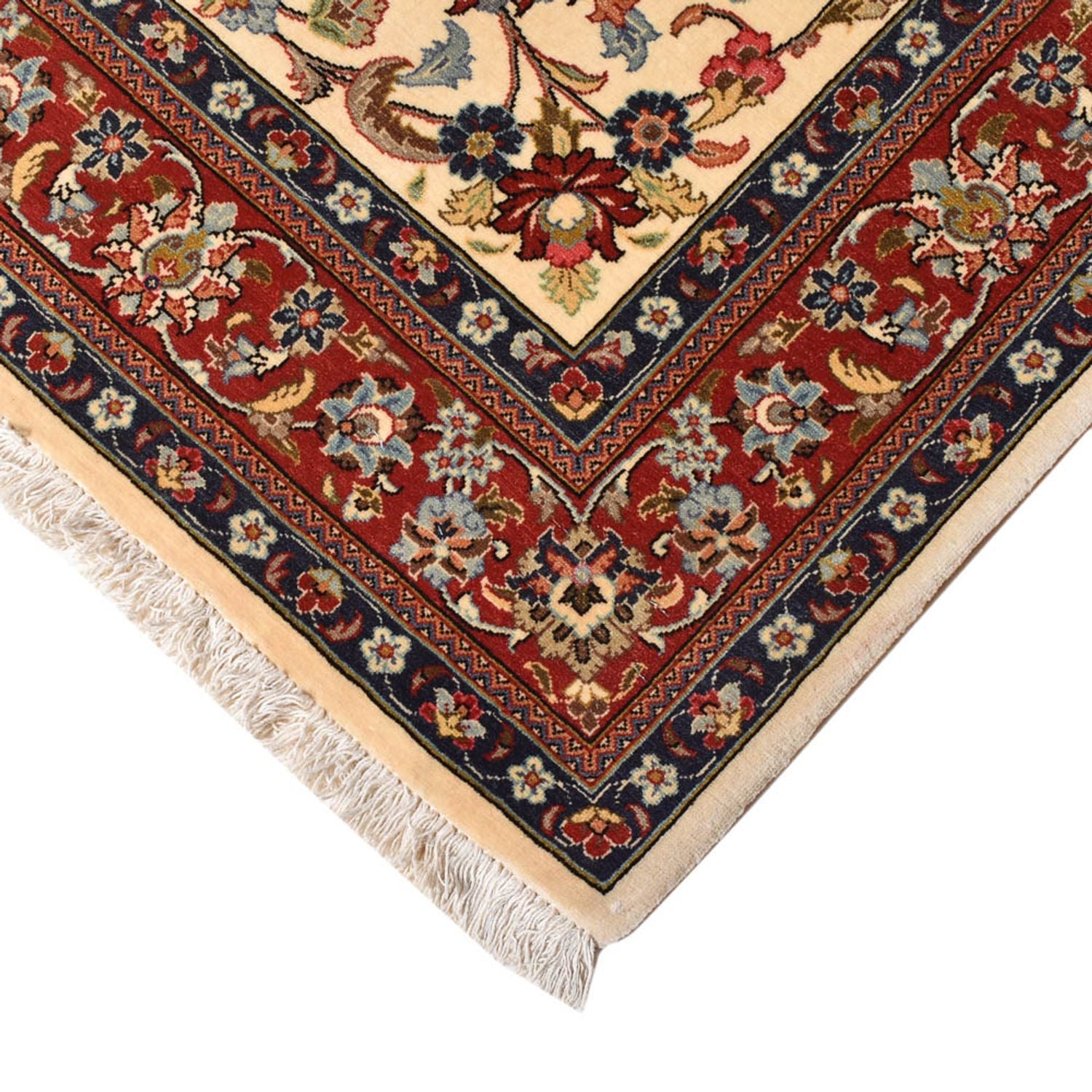 Perserteppich - Ghom - Royal - 202 x 131 cm - hellbeige