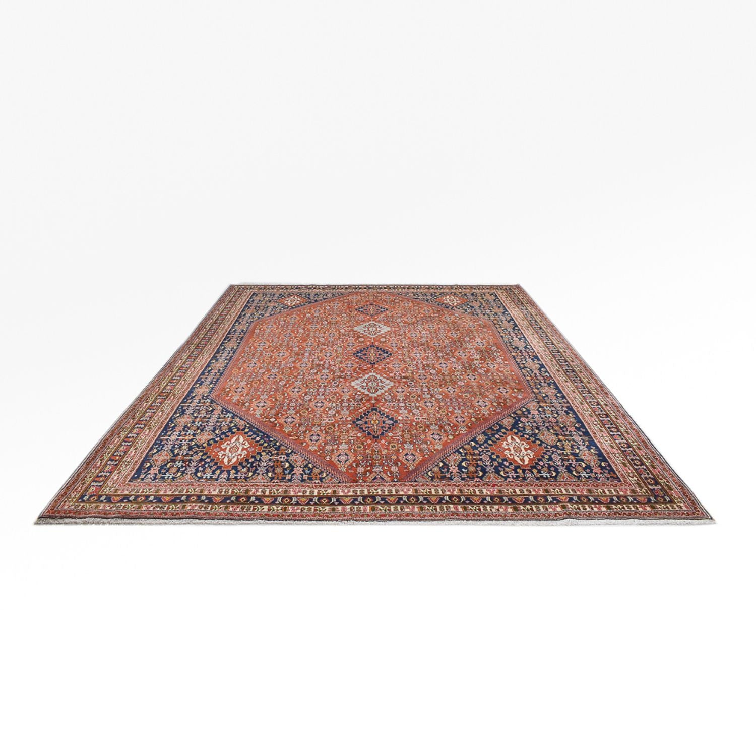 Gabbeh Teppich - Kaschkuli Perser - 380 x 294 cm - rost