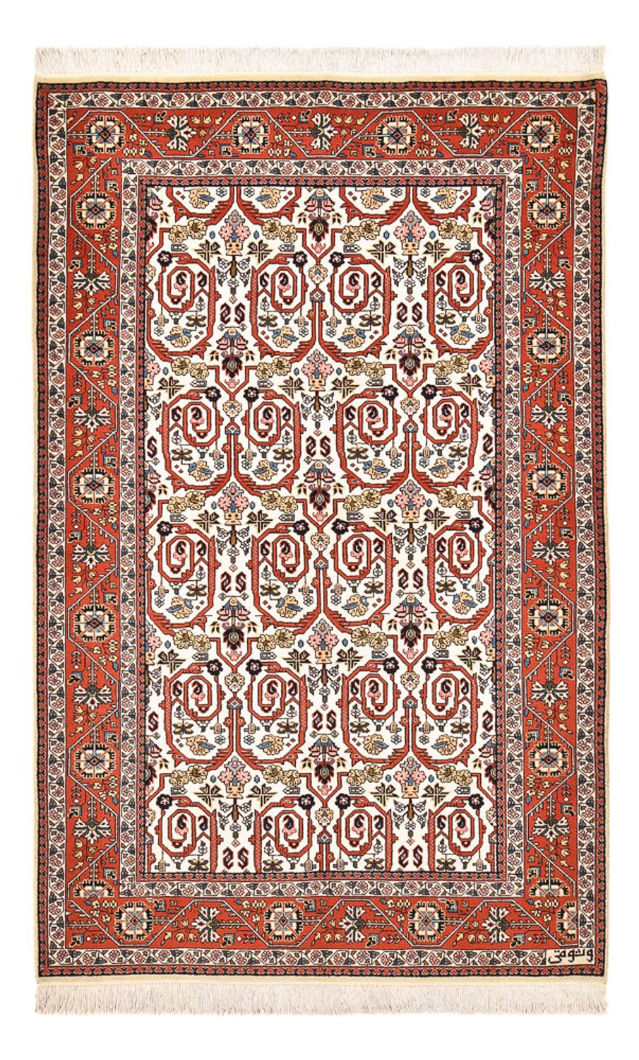 Perserteppich - Nomadic - 244 x 150 cm - hellrot