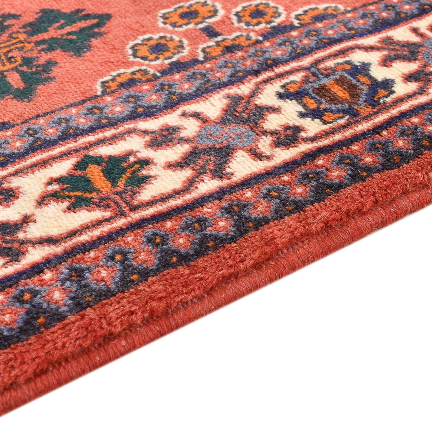 Perserteppich - Nomadic - 154 x 114 cm - hellrot