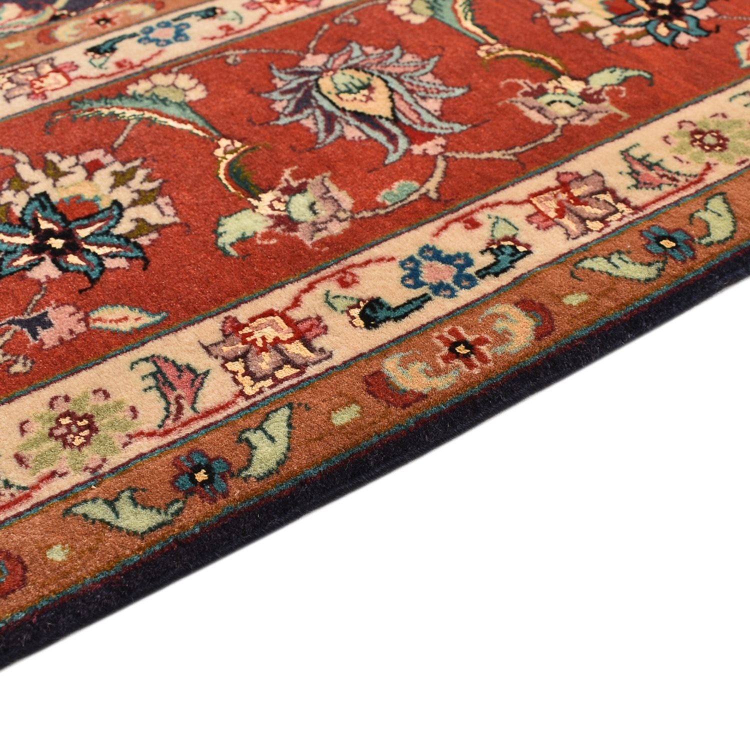 Perserteppich - Täbriz - Royal - 255 x 205 cm - dunkelblau